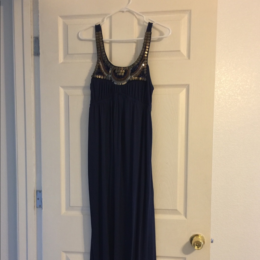 long cocktails blue dress